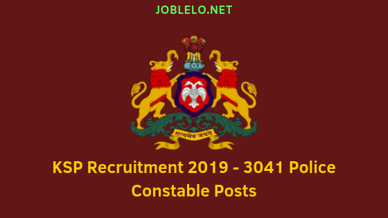 KSP recruitment 2019